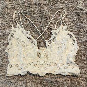 Free people bralette white medium